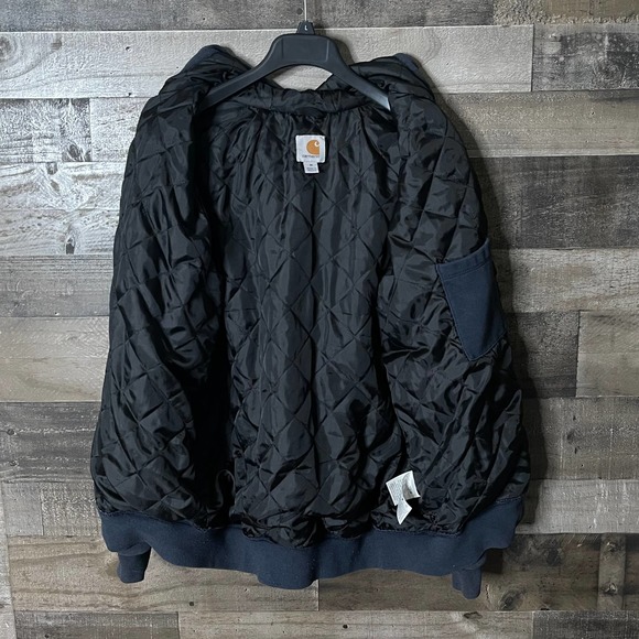 SOLD Carhartt Rain Defender Full Zip Hoodie Medium - Picture 4 of 4